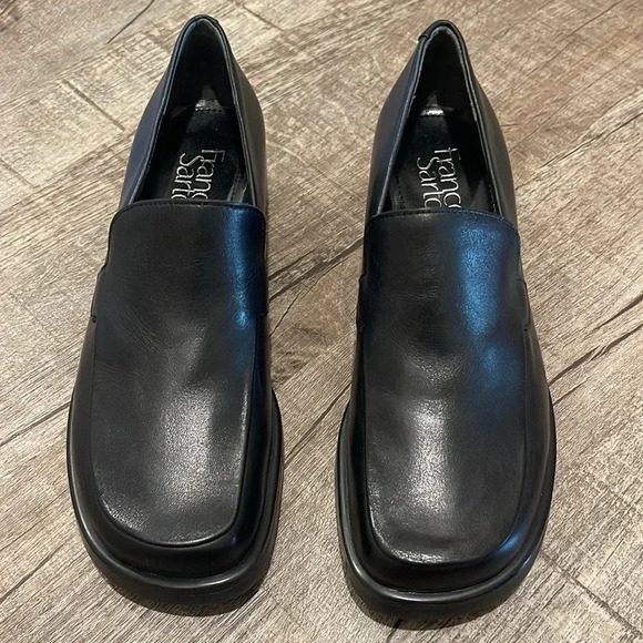 NWOB!! Franco Sarto - Bocca Leather Loafer - Black Leather - Size 6 - Picture 3 of 9